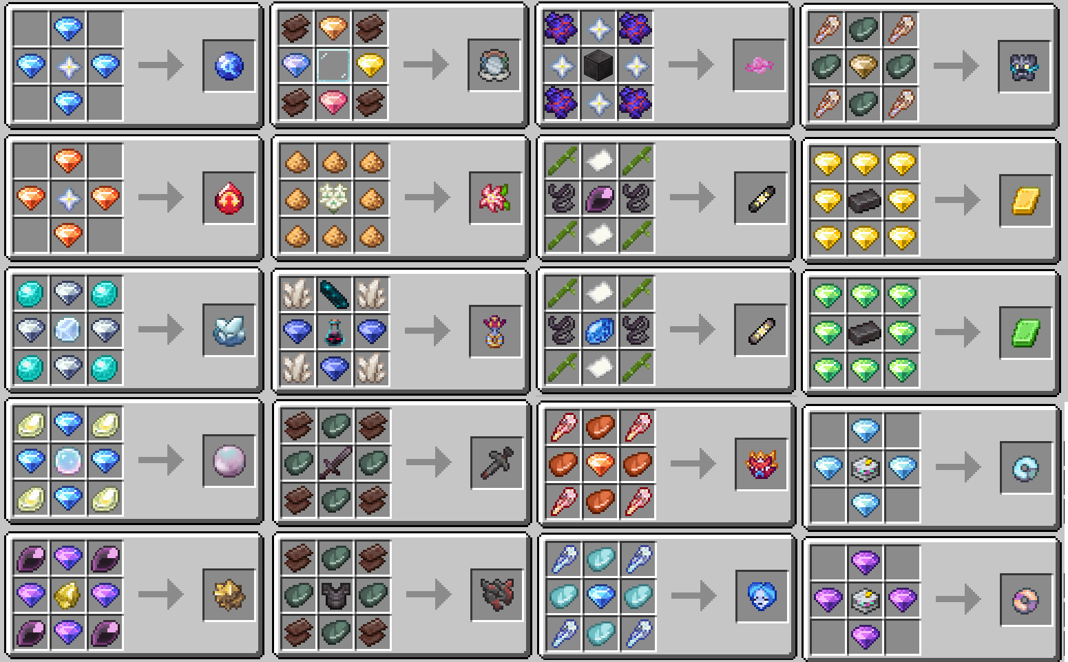 All legendary recipes (updated)