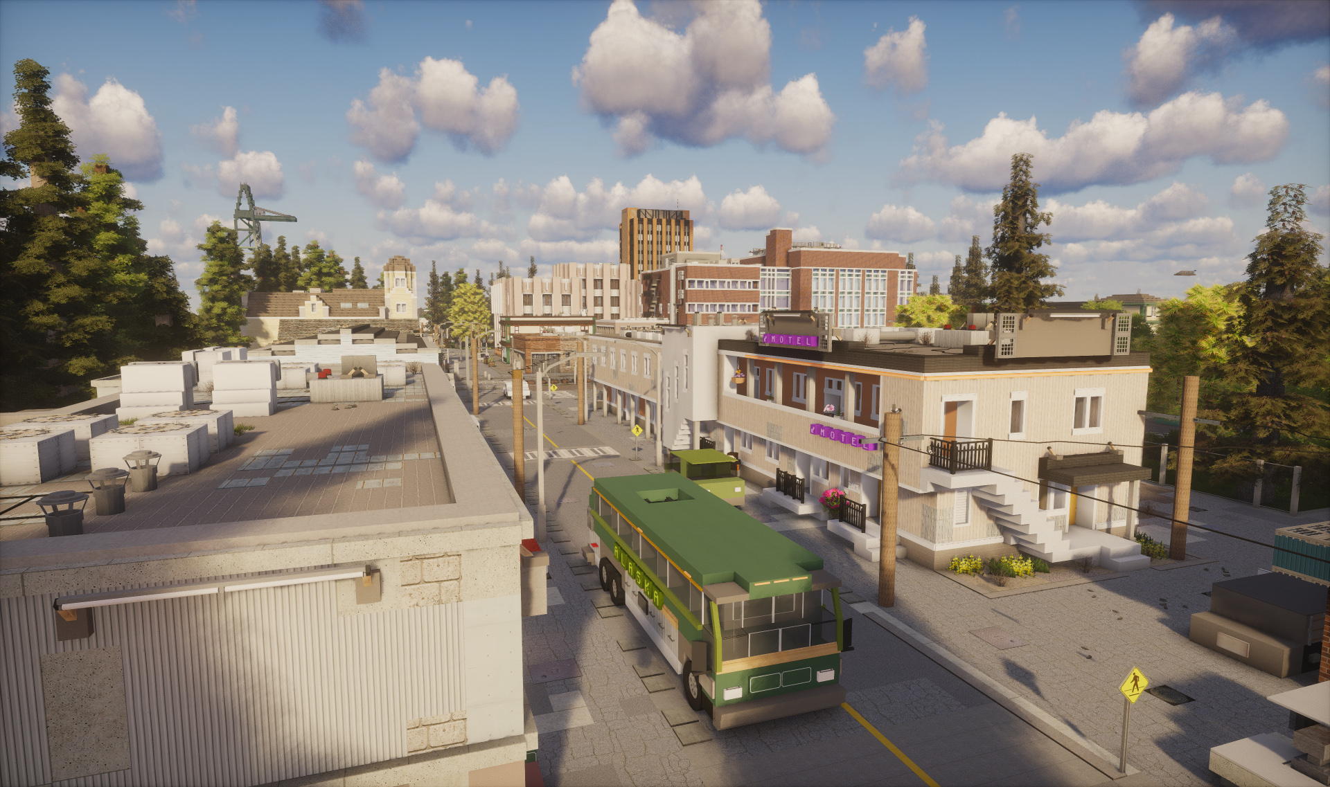 USA town made with the Amberstone pack