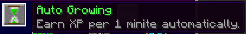 Auto Growing Perk / 自動成長パーク