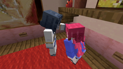 Third person headpatting gif