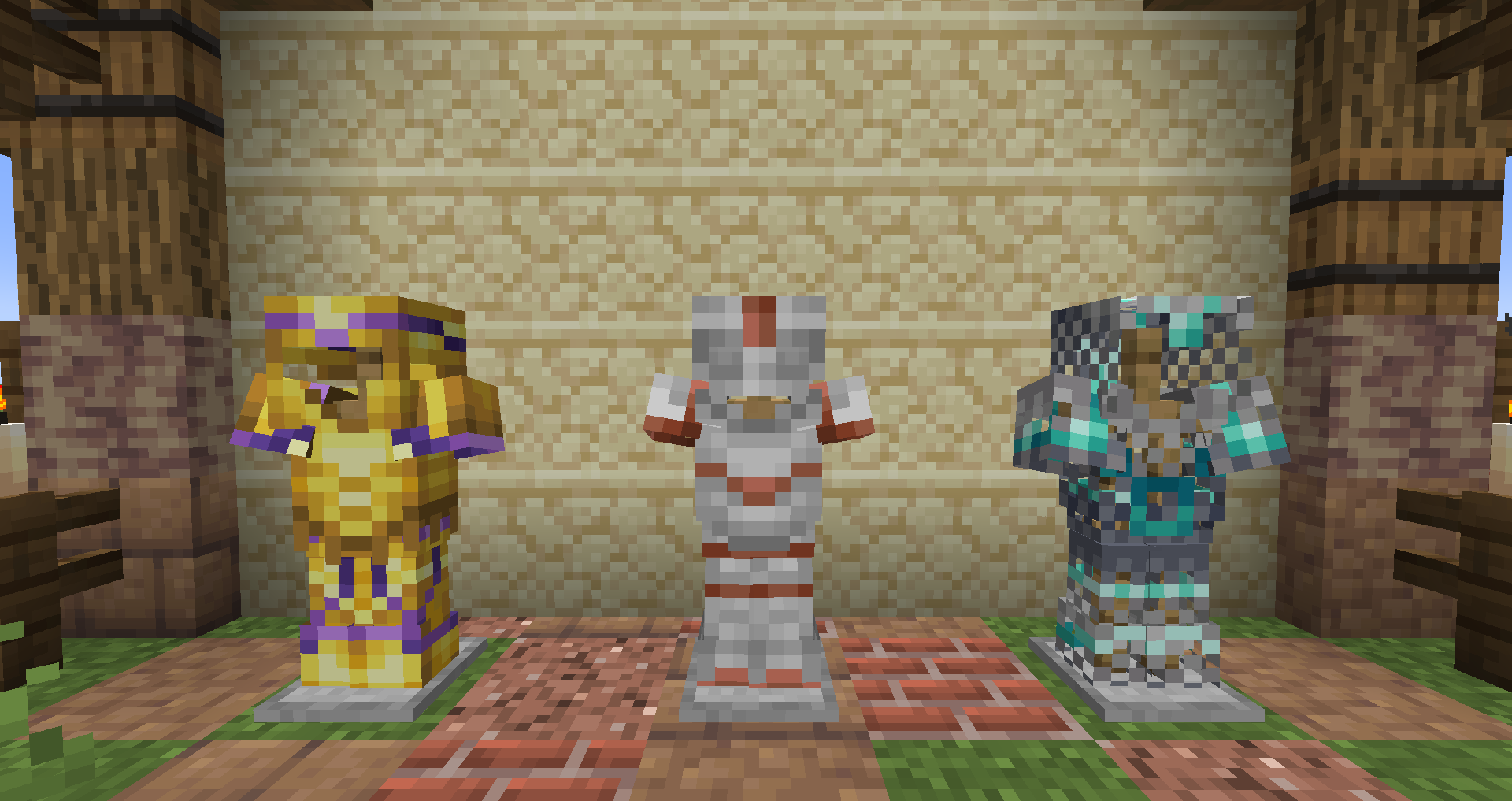 Armor trims on modified armors