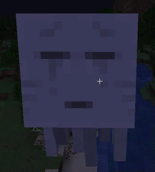 Ghast in the overworld