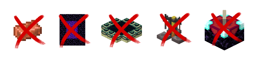 removed items