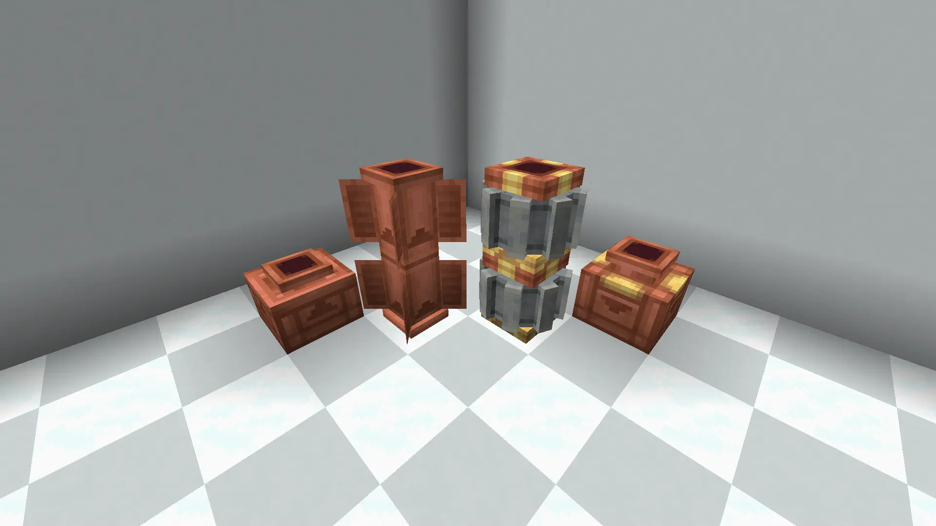 Some block models that were changed.