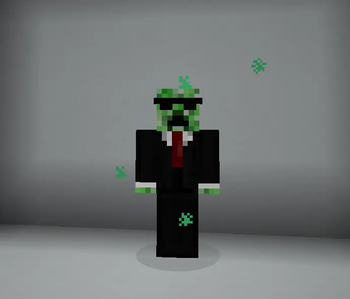 Particles on the player