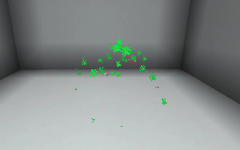 Splash potion particles