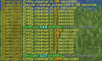 /oc clearnow | Auto-cleaner's default messages