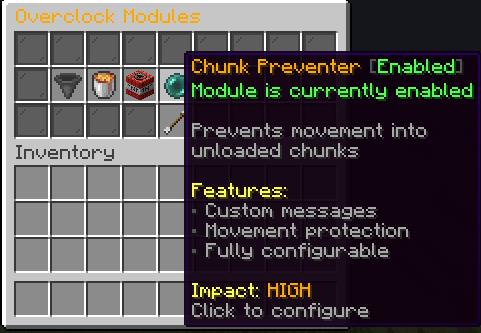 /oc modules