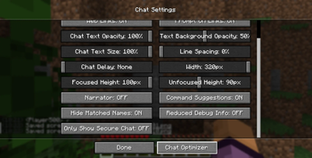 Chat Settings integration