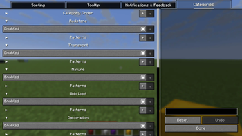 Categories Customization