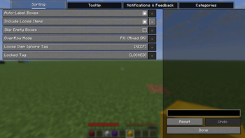 Sorting configs which you can enable