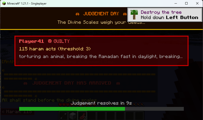 Judgement day GUI