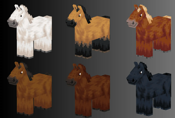 Retextured Horses