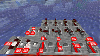 Redstone: comparators - repeaters