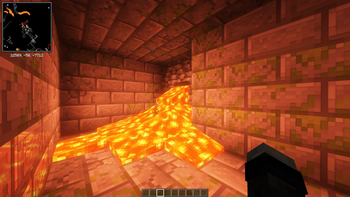 Lava in Stronghold