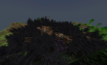 The corruption seeping from his domain.