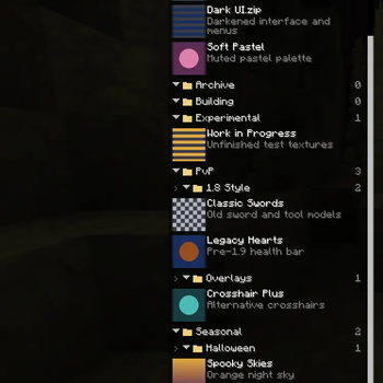 Resource Pack Selector — screenshot 2
