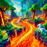 lava armor and lava tools