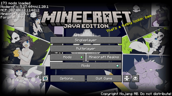 Game menu