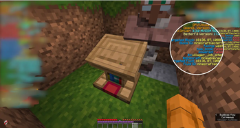 the coordinates show where the table