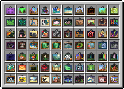 70 painting items