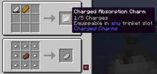 Charged Absporption Charm Recipes