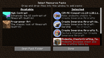 Resource packs loading order