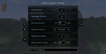 Config Menu