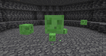 Slimes in darkness