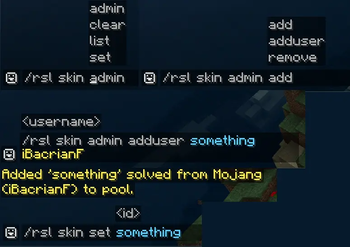 Commands