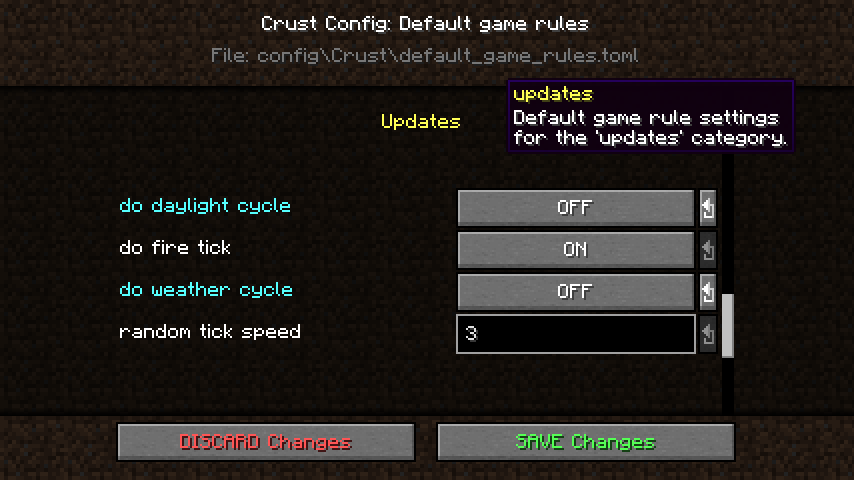 Config editor GUI