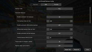 Config Menu