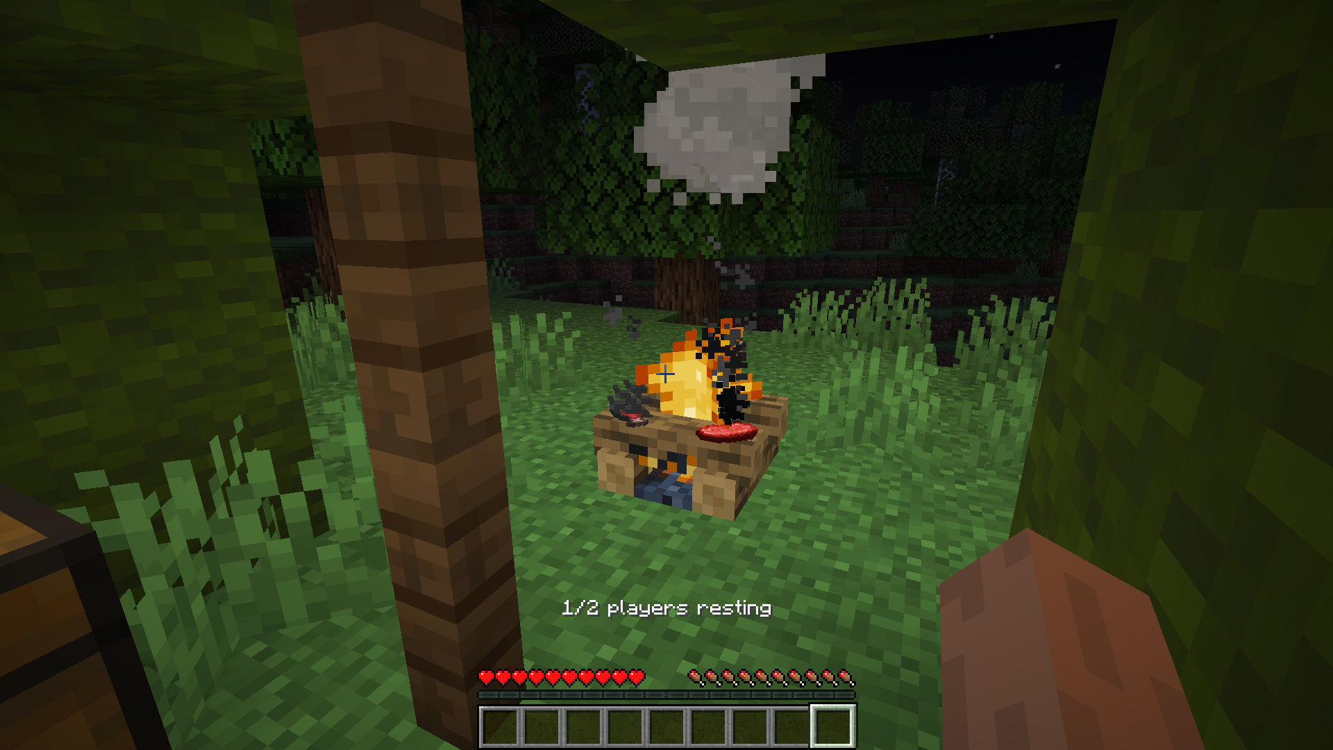 Resting at a Campfire