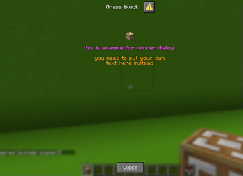 example ponder page