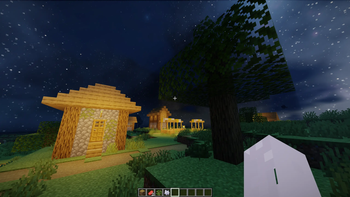 Night Sky in a Village