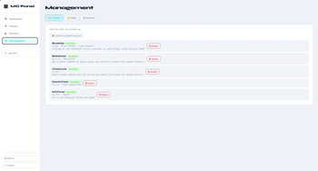 Management: Plugins