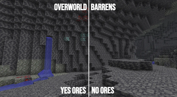 Overworld Vs. Barrens