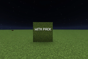 With Pack