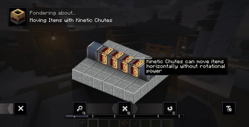 Ponder vertical chute