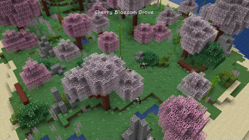 Biomes O' Plenty's Cherry Blossom Grove