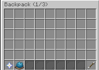 open backpack