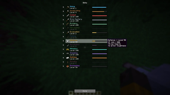 Hover a skill to see what it does at your level
