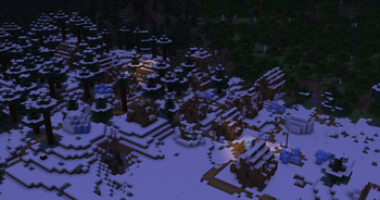 Abandoned Village - Snowy Taiga