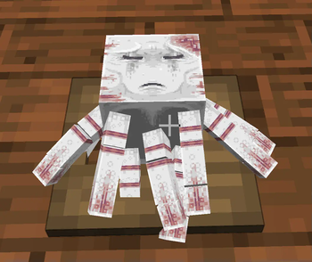 Ghast on Cutting Board