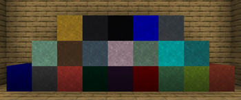 Tinted Sand Block Examples