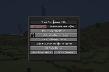 Audio Settings Window (Dark Theme)