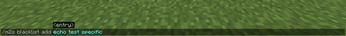 An example usage for blacklist feature.