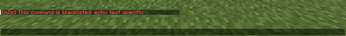 This is the output for first usage of blacklisting.