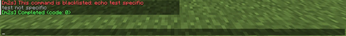 This is the output for second usage of blacklisting.