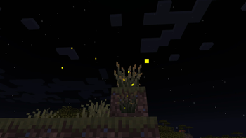 Firefly bush block and item.